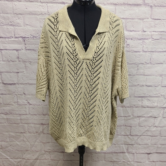 Boohoo Women's V-Neck Sweater in Cream - Picture 1 of 9